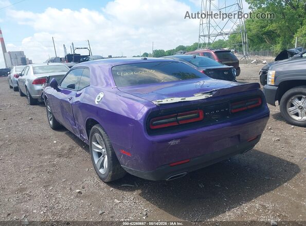 2C3CDZAGXJH310482 2018 DODGE CHALLENGER Фиолетовый Задняя левая четверть