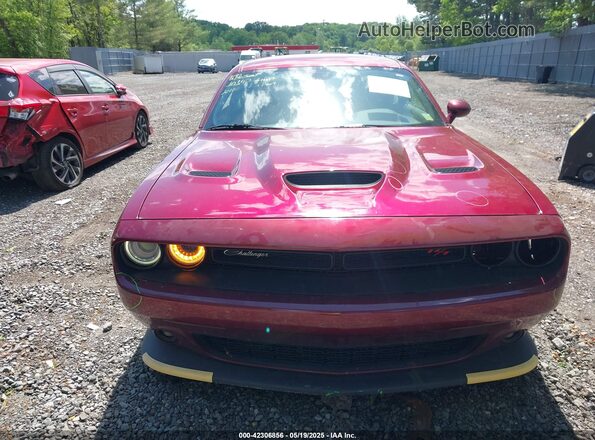 2C3CDZFJ4MH641972 2021 DODGE CHALLENGER Red Вид щитка приладів