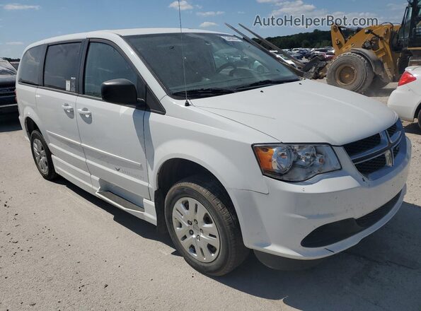 2C7WDGBG6HR764683 2017 DODGE GRAND Белый Передняя правая четверть
