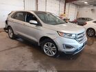 2017 Ford Edge Sel Silver vin: 2FMPK3J89HBC46243
