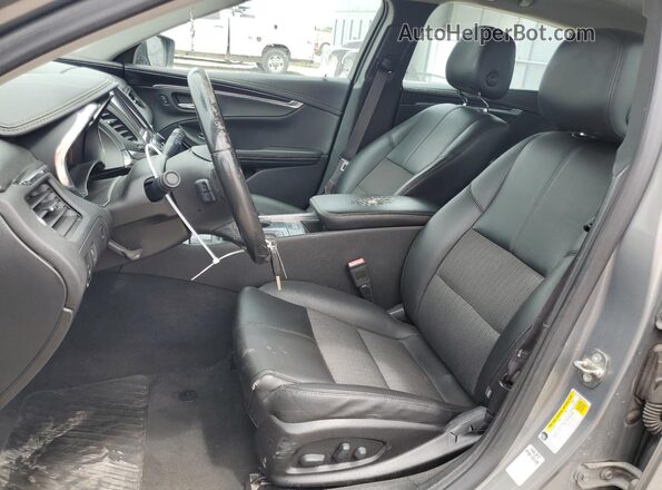 2G1105S32H9186563 2017 CHEVROLET IMPALA Серый Вид салона спереди