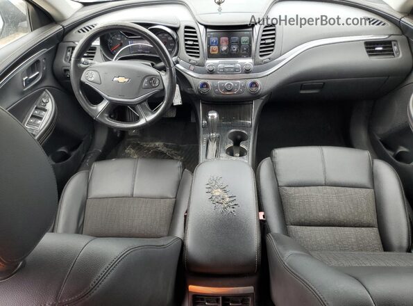 2G1105S32H9186563 2017 CHEVROLET IMPALA Серый Вид панели приборов