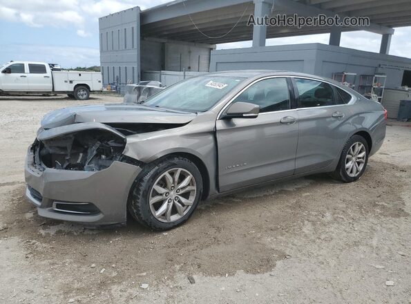 2G1105S32H9186563 2017 CHEVROLET IMPALA Серый Передняя левая четверть