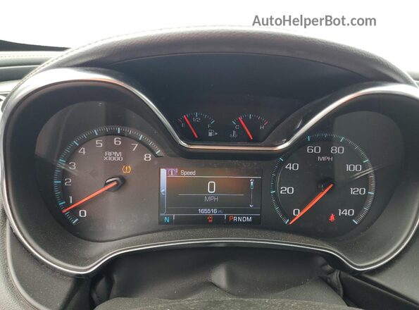 2G1105S32H9186563 2017 CHEVROLET IMPALA Серый Вид щитка приборов