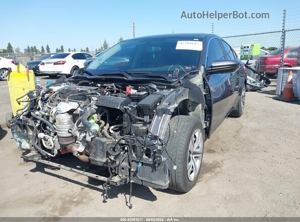 2HGFC2F66MH559998 2021 HONDA CIVIC Gray Vista tres cuartos delantera izquierda
