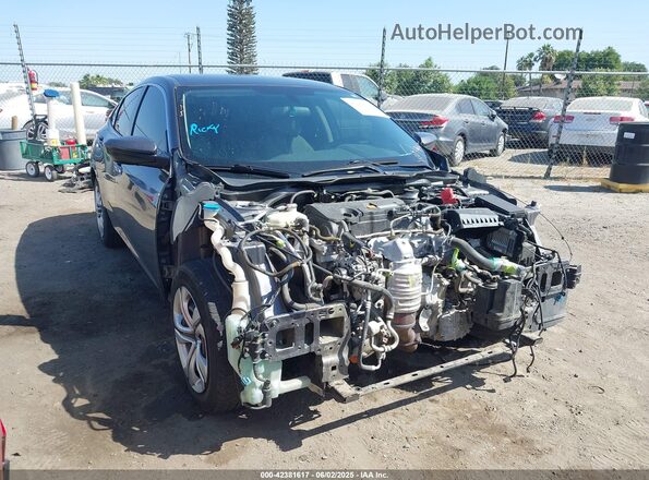 2HGFC2F66MH559998 2021 HONDA CIVIC Gray Delantero derecho