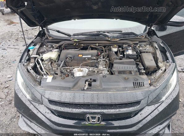 2HGFC2F83MH521744 2021 HONDA CIVIC Black Widok z tyłu
