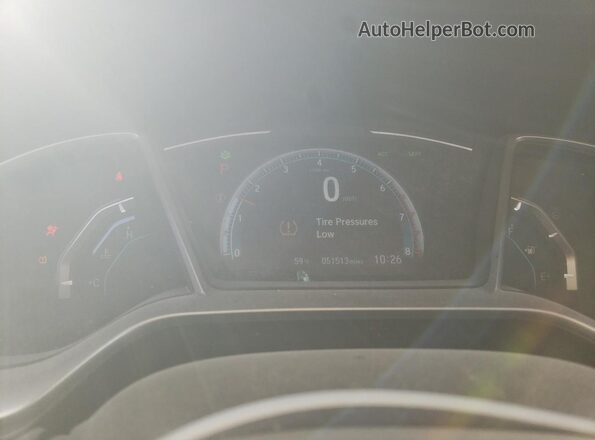 19XFC1F38KE020225 2019 HONDA CIVIC Черный Вид щитка приборов