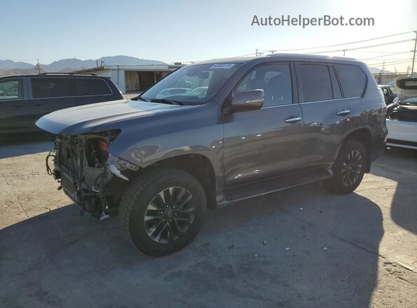 JTJAM7BX3M5302531 2021 LEXUS GX Gray წინა მარცხენა ხედი სამი მეოთხედიდან