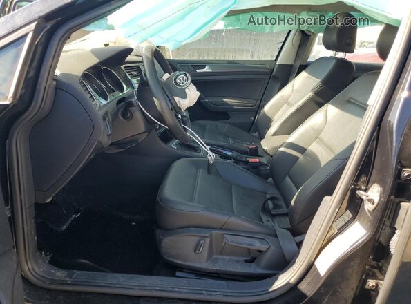 3VWG57AU7LM002403 2020 VOLKSWAGEN GOLF Black Widok wnętrza z przodu