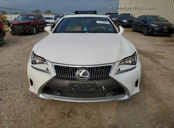 JTHHA5BC1G5002467 2016 LEXUS RC Белый Вид спереди