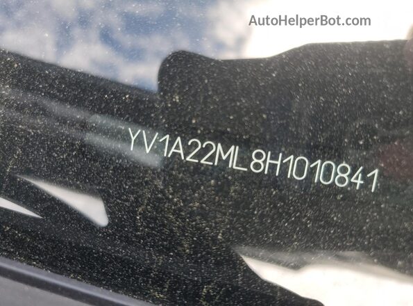 YV1A22ML8H1010841 2017 VOLVO S90 Blue Widok naklejki z numerem VIN