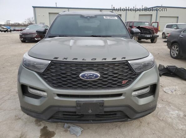 1FM5K8GC4LGB52501 2020 FORD FORD EXPLORER Зеленый Вид спереди