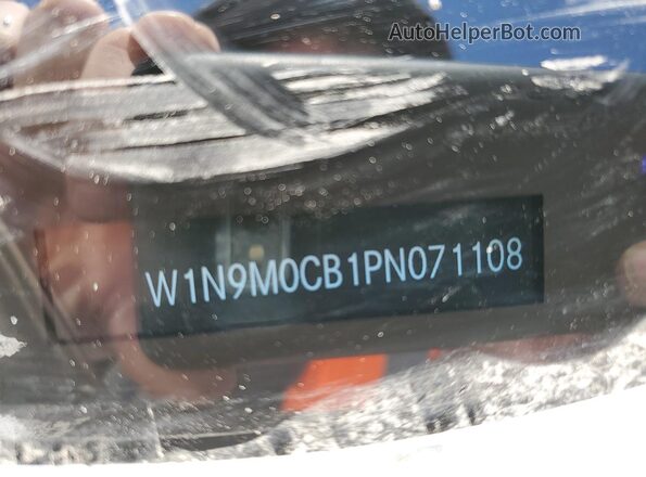 W1N9M0CB1PN071108 2023 MERCEDES-BENZ EQB Tan VIN კოდის სტიკერის ხედი