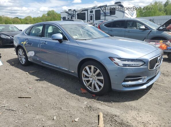 YV1A22ML8H1010841 2017 VOLVO S90 Blue Przód prawy