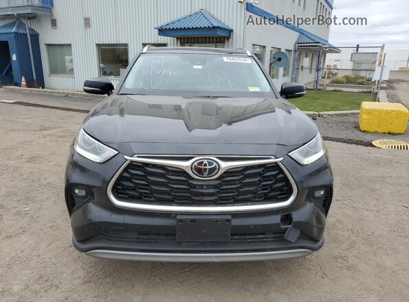 5TDFZRBH2MS159788 2021 TOYOTA HIGHLANDER Черный Вид спереди