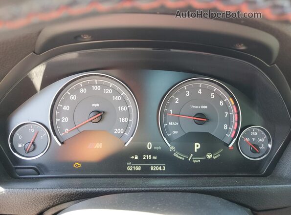 WBS4Y9C57JAC87205 2018 BMW M4 Черный Вид щитка приборов