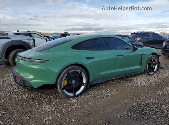 WP0AB2Y1XLSA52464 2020 PORSCHE TAYCAN Зеленый Задняя правая четверть