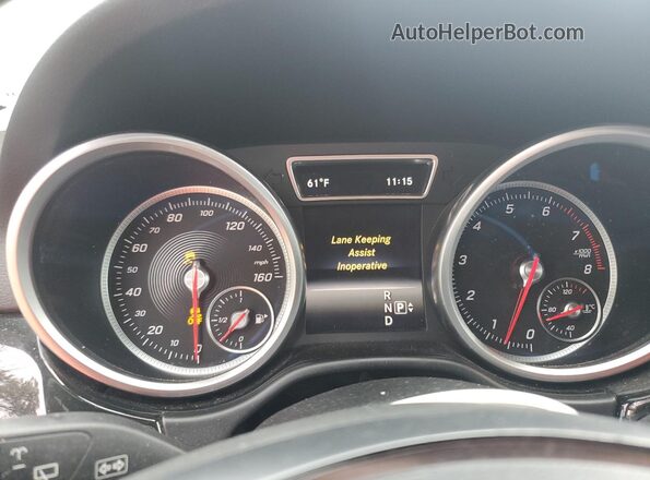 4JGDA5HB6GA695506 2016 MERCEDES-BENZ GLE Silver Սարքավորումների վահանակի տեսք