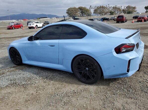 3MF13DM02R8E49919 2024 BMW M2 Синий Задняя левая четверть