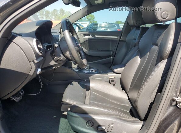 WAUB1GFF6H1027118 2017 AUDI S3 Gray Widok wnętrza z przodu