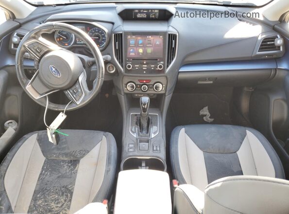 JF2GTDEC0LH235215 2020 SUBARU CROSSTREK Белый Вид панели приборов