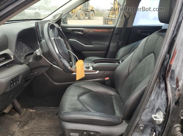 5TDFZRBH2MS159788 2021 TOYOTA HIGHLANDER Черный Вид салона спереди
