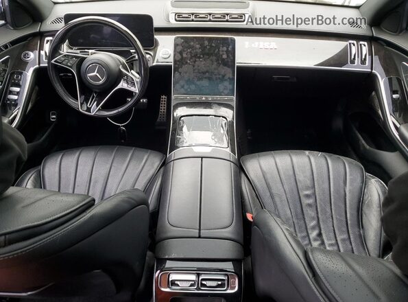 W1K6G6DB0NA094067 2022 MERCEDES-BENZ S Желто-коричневый Вид панели приборов