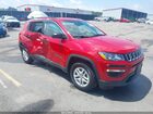 2020 Jeep Compass Sport Fwd Red vin: 3C4NJCAB5LT175551