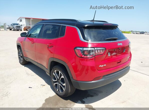 3C4NJDCN6RT585619 2024 JEEP COMPASS Красный Задняя левая четверть