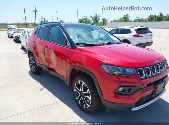 3C4NJDCN6RT585619 2024 JEEP COMPASS Красный Передняя правая четверть