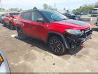 2020 Jeep Compass Trailhawk 4x4 Red vin: 3C4NJDDB7LT196242