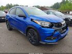 2021 Honda Hr-v Awd Sport Blue vin: 3CZRU6H1XMM751017