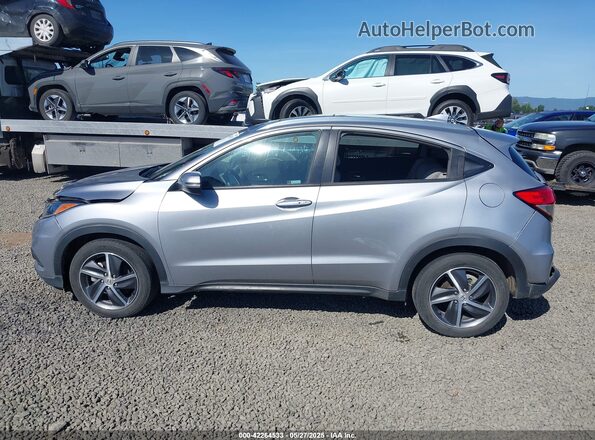 3CZRU6H52MM739043 2021 HONDA HR-V Silver Widok wnętrza 360 stopni