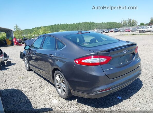 3FA6P0LU3GR386983 2016 FORD FUSION HYBRID Black Rear left