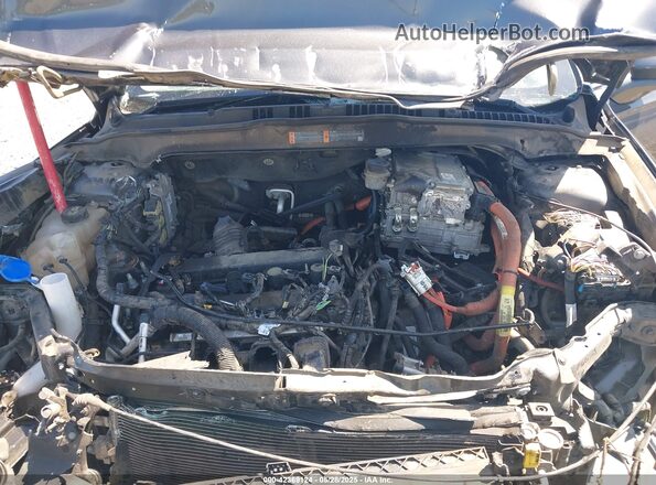 3FA6P0LU3GR386983 2016 FORD FUSION HYBRID Black Rear view