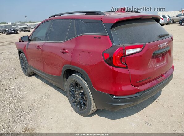 3GKALMEG9PL270421 2023 GMC TERRAIN Красный Задняя левая четверть