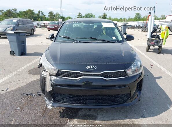 3KPA24AD9LE274316 2020 KIA RIO Black Սարքավորումների վահանակի տեսք