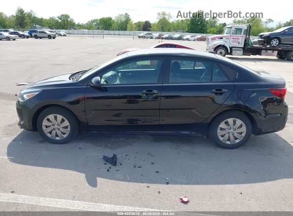 3KPA24AD9LE274316 2020 KIA RIO Black Սալոնի 360 աստիճան տեսք
