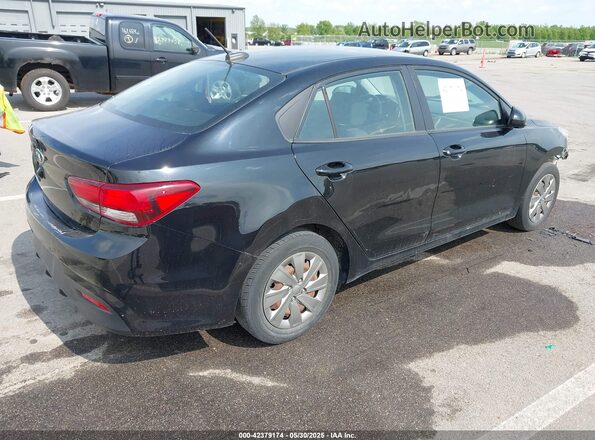 3KPA24AD9LE274316 2020 KIA RIO Black Հետևի աջ