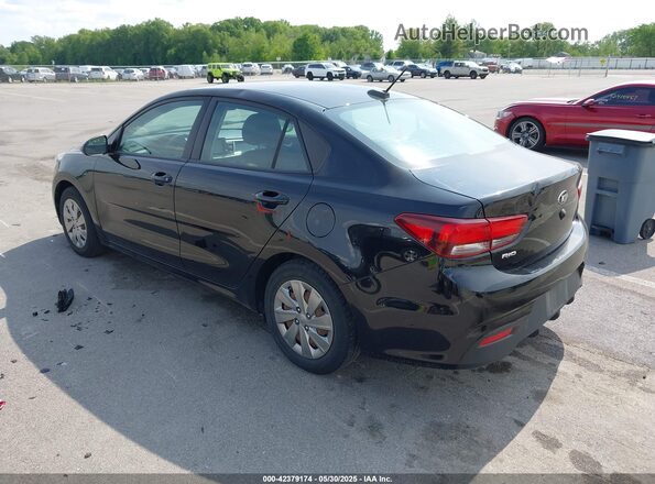 3KPA24AD9LE274316 2020 KIA RIO Black Հետևի ձախ