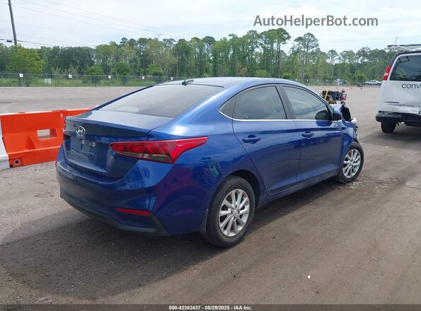 3KPC24A62LE125739 2020 HYUNDAI ACCENT Синий Задняя правая четверть