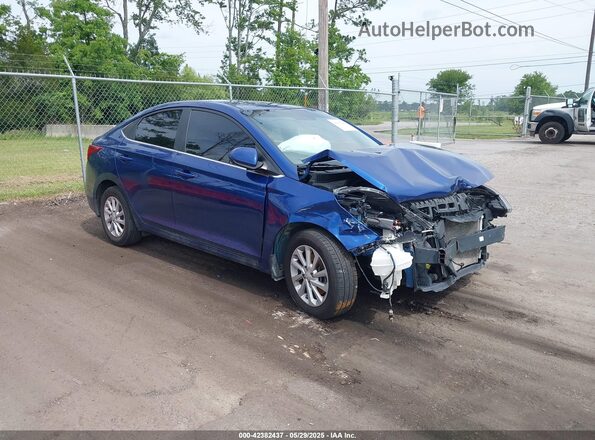 3KPC24A62LE125739 2020 HYUNDAI ACCENT Синий Передняя правая четверть