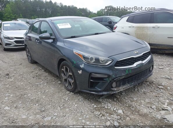 3KPF24AD0ME279637 2021 KIA FORTE Серый Передняя правая четверть