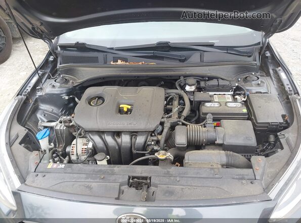 3KPF24AD0ME279637 2021 KIA FORTE Серый Вид сзади