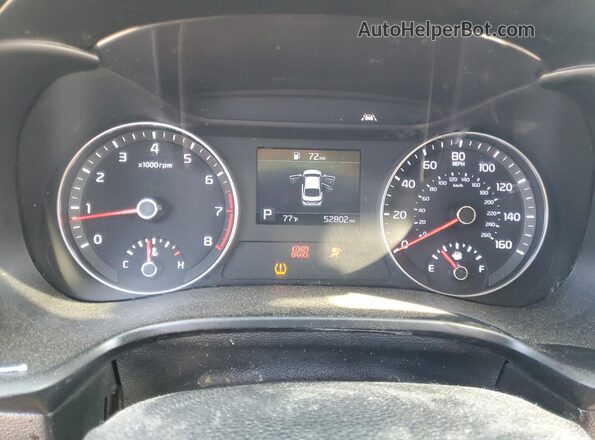 3KPF24AD7ME403970 2021 KIA FORTE Серый Вид щитка приборов