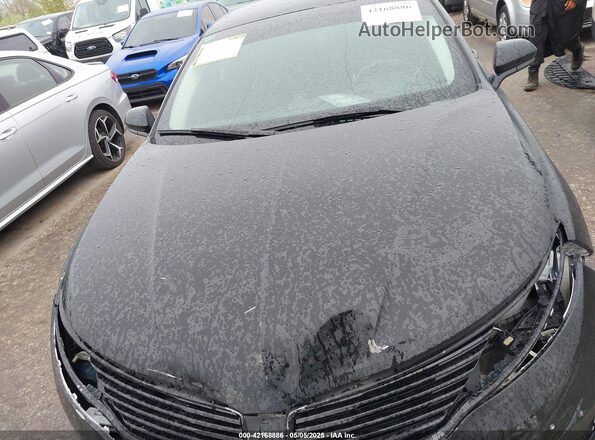 3LN6L2LU2GR629387 2016 LINCOLN MKZ HYBRID Black უკანა ხედი