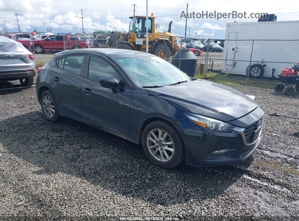 3MZBN1K76HM157080 2017 MAZDA 3 Black Передня права чверть