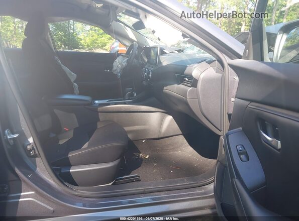 3N1AB8CV9MY224466 2021 NISSAN SENTRA Серый Вид салона спереди