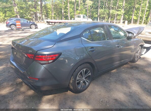 3N1AB8CV9MY224466 2021 NISSAN SENTRA Серый Задняя правая четверть